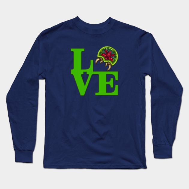 Larva Love Long Sleeve T-Shirt by PlatinumBastard